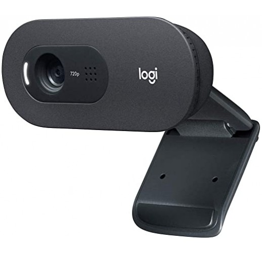 Logitech C505 HD Webcam with 3MP Long Range Built-in Microphone for Calling and Widescreen Video Recording